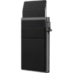 Rfid Credit Card Holder Wallet Metal Thin Slim Bank Card Case Men Women Pop Up Minimalist Wallet Small Black Purse Metal Vallet - Image 11