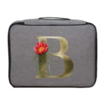 Handbags Documents Luggage Organizer Men Outdoor Travel Credentials Storage Bag Women Golden Flower Print Waterproof Briefcase - Image 31