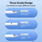 3 in 1 Universal Magnetic Stylus Pen For iPad Samsung Xiaomi Huawei Tablet Touch Pencil For iOS Android Drawing Pens Accessories - Image 2
