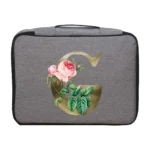 Handbags Documents Luggage Organizer Men Outdoor Travel Credentials Storage Bag Women Golden Flower Print Waterproof Briefcase - Image 16