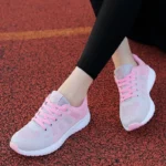 Women Casual Sneakers Fashion Breathable Mesh Flat Shoes Women's Outdoor Comfortable Non-slip Walking Shoes Tenis Feminino - Image 5