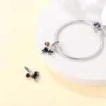 Dessert Afternoon Tea Series 925 Silver Coffee Cake Pizza Fries Sweet Charms Beads 3mm DIY Fine Jewelry Making - Image 3