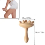 Wood Massage Tools Wooden Therapy Tools Massage Roller Lymphatic Drainage Health Care for Leg Back Arm Body Muscle Pain Relief - Image 17