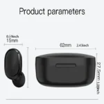 TWS E6S Wireless Bluetooth Headphones Waterproof Noise Cancelling LED Earbuds with Mic Wireless Headset  Bluetooth Earphones - Image 6