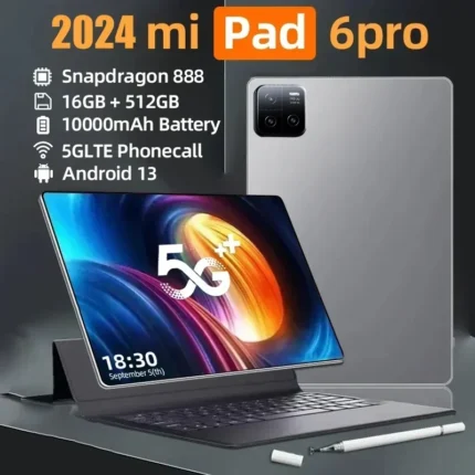 Original Pad 6 Pro Tablet 10.1 inch Android 14 Snapdragon 8gen2 Global 16GB+1024GB 10000mah 5G Dual SIM WIFI  HD Full Screen