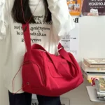 Large Crossbody Travel Tote Bags for Women 2024 Canvas Shoulder Messenger Bag Sports Yoga Satchels Fashion Woman Handbag - Image 3