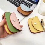 Card Bag Wallet Coin Purse Pouch Splicing Color Detachable Cute Women Card Holder Card Wallet Slim Portable Credential Holder - Image 2
