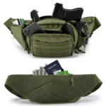 Tactical waist bag, waist belt, backpack, waterproof nylon Molle EDC, Fanny phone bag, hunting, hiking, camping - Image 4