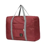 Travel Bag Luggage Handbags Large Capacity Organizers Foldable Clothes Storage Wine Red Duffle Carry Bags Love Letter Series - Image 28
