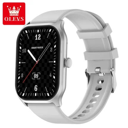OLEVS 8205 Smart Watch 2.01 Touch Screen Original IP68 Waterproof Business Bluetooth Smartwatch Compatible Android iOS Reloj