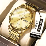 POEDAGAR Top Luxury Watch For Man Date Week Waterproof Luminous Man Wristwatch Quartz Stainless Steel Men's Watches Sports Reloj - Image 14