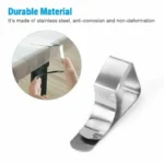 6Pcs Picnic Table Cloth Holders Table Cloth Cover Clamps Stainless Steel Tablecloth Clips for Outdoor Parties Weddings Camping - Image 4