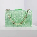 Clutch New Box Bag Evening Chain Shoulder Crossbody Acrylic Beaded Handle Wedding Designer Handbags Women Luxury 2025 Party Mini - Image 9