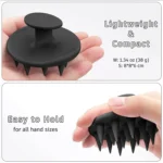 Silicone Shampoo Head Scalp Massage Brush Silicone Body Brush Hair Washing Comb SPA Bath Shower Brush Salon Hairdressing Tools - Image 3