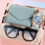 Women Fashion Leather Belt Watches & Butterfly Wallet Glasses Sunglasses Set Ladies Quartz Wristwatches Dress Clock Montre Femme - Image 6