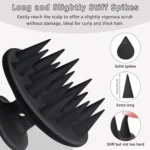 Silicone Shampoo Head Scalp Massage Brush Silicone Body Brush Hair Washing Comb SPA Bath Shower Brush Salon Hairdressing Tools - Image 4
