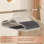 10PCS Multifunctional Clothes Hanging Household Hangers Non-slip Dormitory Bedroom Special Storage Clothes Hanging No Trace - Image 8
