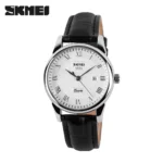 SKMEI 9058 Brand Lovers Quartz Watch Love Witness Time Watches Women Men Fashion Casual Leather Strap Waterproof Wristwatches - Image 12