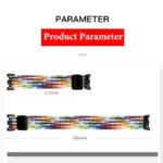Adjustable Nylon Strap for Xiaomi Mi Band 9 Magnetic clasp bracelet Accessories for Xiaomi Mi Band 8/Mi Band 9 Smart Watch Belt - Image 4