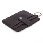 Mini Card	Holder Wallet for Men RFID Cardholder	with Zipper Women's Genuine Leather Purses High Quality Money Bag Gifts - Image 2