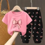 Summer Sets Children's Clothing Girls Kids Toddler Clothes Cute Fashion T-shirt Top Pants 2PCS Baby Girl Clothes - Image 23