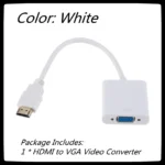 HD 1080P HDMI-compatible to VGA Adapter Digital Analog HDMI-compatible Male To Female VGA Cable Converter For PC Laptop Tablet - Image 7