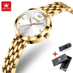 OLEVS 9992 Luxury Women's Watches Elegant Luxury Gold Watch for Women Quartz Waterproof Wristwatches Ladies Relojes Para Mujer - Image 9