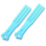 مساج  Massage Stick Silicone Guasha Three Fingered Racket Massage Tools Meridian Clapping Stick Body Relaxation Massager 마사지 - Image 5