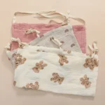 39x20cm 1PCS Large Baby Crib Storage Bag Cotton Multifunctional Newborn Bed Headboard Organizer For Kids Baby Bedding Diaper Bag - Image 2