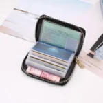 26 Card Slots for Men and Women Multi-card Sleeve Small Wallet New Zipper Card Page Ladies Driver's License Card Bag Horizontal - Image 4