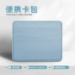 Ultra-thin PU Leather Mini Wallet Slim Bank Credit Card Holder Men's Business Small ID Case for Women Purse 4 Slots Cardholder - Image 6