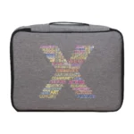 Men Briefcase Handbag Outdoor Travel Credentials Luggage Storage Bag Women Waterproof Text Letter Print Documents Organizer Case - Image 13
