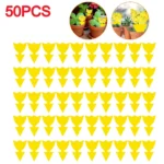 50-10Pcs Sticky Traps Fruit Fly Trap Yellow Sticky Bug Trap for Indoor Outdoor Use Insect Pest Control Garden Strong Glue Plant - Image 10