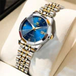 OLEVS Elegant Fashion Women's Watches Luxury Brand Original Quartz Watch for Ladies Waterproof Stainless Steel Luminous Date - Image 25