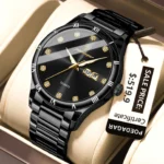 POEDAGAR Top Luxury Watch For Man Date Week Waterproof Luminous Man Wristwatch Quartz Stainless Steel Men's Watches Sports Reloj - Image 13