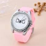 Luxury Brand DQG Women's Watch Leather Strap Rhinestone Inlay Dial Fashion Quartz Watch for Women Gift Clock - Image 9