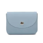 1pcs Litchi Pattern Wallet Earphone Bag Coin Purse Card Holder Simple Buckle Women Bag Card Wallet Handbag Wallets For Women - Image 7
