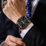 POEDAGAR Business Men Clock Waterproof Luminous Calendar Chronograph Square Man Watch Stainless Steel Quartz Men's Watches Reloj - Image 6