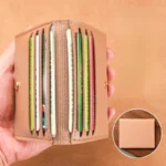 Ultra-thin Small Bank Cards Multi Card Slot Card Holder Wallet Women Men Credit Cards Bag Male Card Holder Solid Leather Wallet - Image 9
