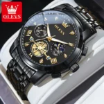 OLEVS Top Luxury Brand Quartz Couple Watch Waterproof Watch Lover Gift Nightglow Classic Date Week Clock His or Her Set Watch - Image 19