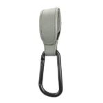 Convenient Baby Stroller Hooks Clips Stroller Accessories Aluminum Alloy Carabiner for Hanging Diaper Bags PU Leather - Image 16