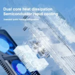New D20 Laptop Cooling Pad for 11-17.3'' Notebook Cooler Stand Semiconductor+Air-cooled 4 Angle Adjustable Tablet Laptop - Image 5