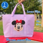 Classic Noir Tote with Jumbo Mickey Patch Large Capacity Shoulder Bag Fashion Minnie Handbag Bags Female Travel Shopping Bag - Image 19