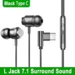For Galaxy 90° Jack Wired Gaming Headset HiFi Surround Sound With Mic 3.5mm Type C Music Headphones For Samsung S24 23 iPhone 15 - Image 10