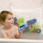 Baby Bathroom Mesh Bag Sucker Design Bath Toys Storage Bag Kids Toy Storage Mesh Toy Bag Net Infant Bathing Hanging Organizer - Image 2