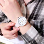 2025 New Simple Silicone Brand Casual Quartz Watch Women Crystal Silicone Watches Relogio Feminino Wrist Watch Hot Sale - Image 2