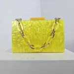 Clutch New Box Bag Evening Chain Shoulder Crossbody Acrylic Beaded Handle Wedding Designer Handbags Women Luxury 2025 Party Mini - Image 4