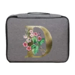 Handbags Documents Luggage Organizer Men Outdoor Travel Credentials Storage Bag Women Golden Flower Print Waterproof Briefcase - Image 27