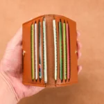 Ultra-thin Small Bank Cards Multi Card Slot Card Holder Wallet Women Men Credit Cards Bag Male Card Holder Solid Leather Wallet - Image 6