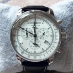 Mens Leather Band Fashion Luxury Zeppelin Airship Business Casual Men Watches - Image 4